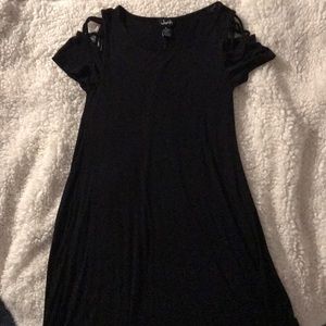 Straight black dress